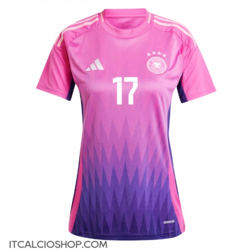 Germania Florian Wirtz #17 Seconda Maglia Femmina Europei 2024 Manica Corta